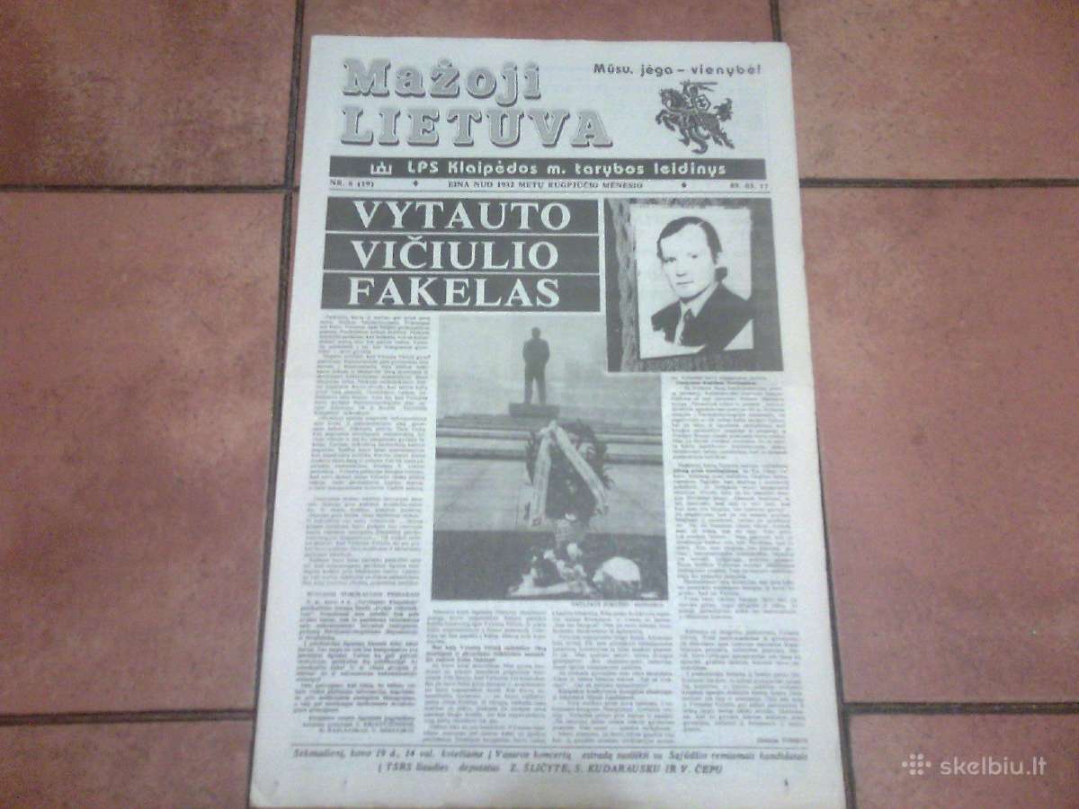 Straipsnis apie Vytautą Vičiulį