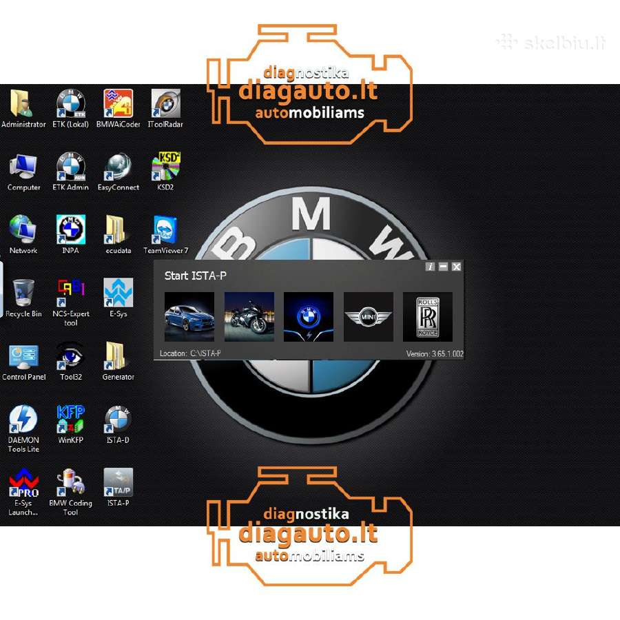 Bmw Icom WiFi A2+b+c prof. diagnostikos įranga - nuotraukos Nr. 11