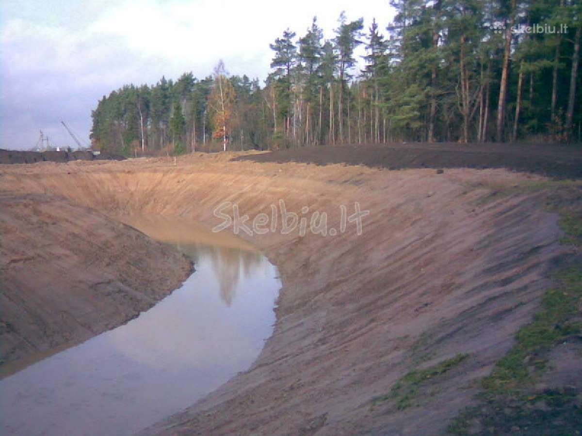 Tvenkinių kasimas,valymas,aplinkos tvarkymo darbai - nuotraukos Nr. 5