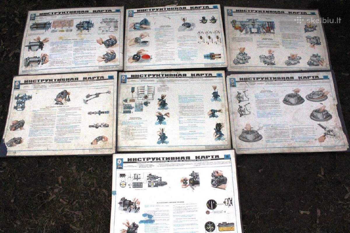 Dosaaf mokomieji techniniai plakatai seni