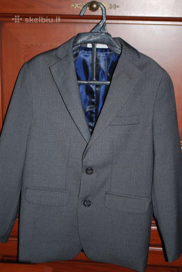 Klasikinis švarkas 128-134 cm dydžio