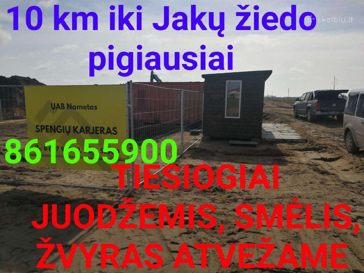 Juodžemis, Smėlis, Žvyras - tiesiogiai iš karjero | Skelbiu.lt Juodžemis, Smėlis, Žvyras - tiesiogiai iš karjero