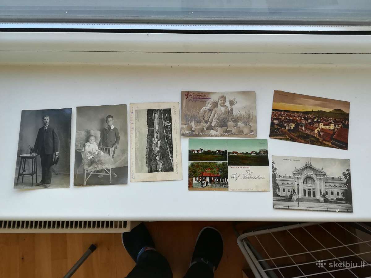 1915-23m seni atvirukai (dalis su pašto ženklai