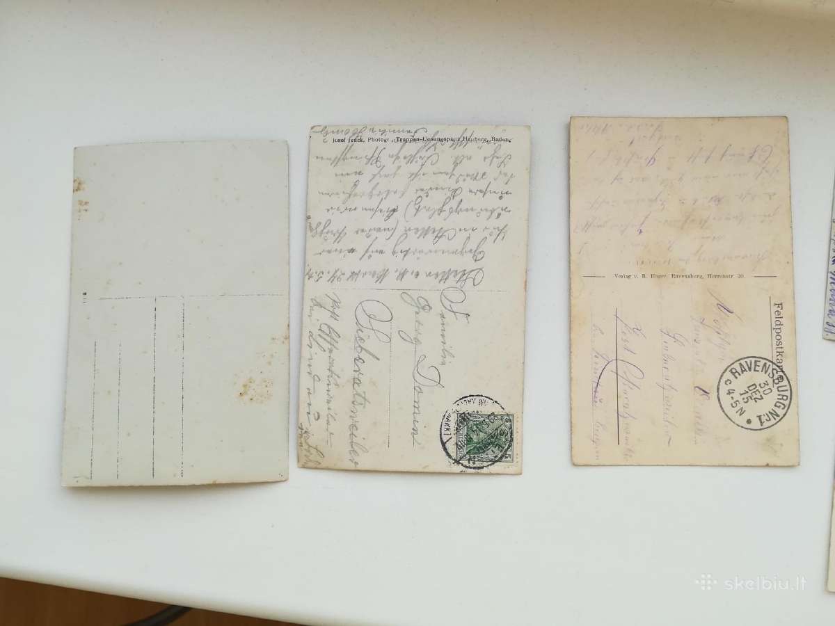 1915-23m seni atvirukai (dalis su pašto ženklai - nuotraukos Nr. 5