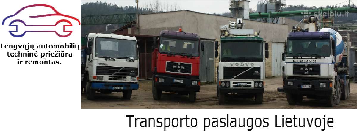 Statybinių krovinių vežimas. Betonas, žvyras ir kt | Skelbiu.lt Statybinių krovinių vežimas. Betonas, žvyras ir kt