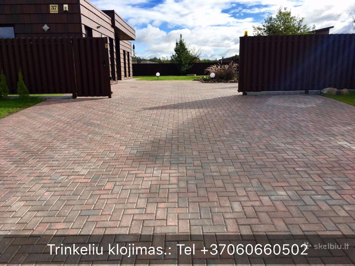 Trinkelių klojimas Šiauliai