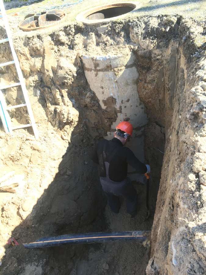 Vandentiekio, Nuotekų tinklų įrengimas - nuotraukos Nr. 12