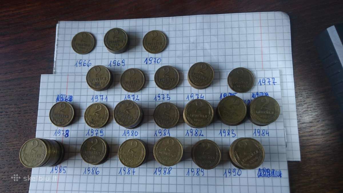 CCCP 2kapeiku monetos | Skelbiu.lt CCCP 2kapeiku monetos