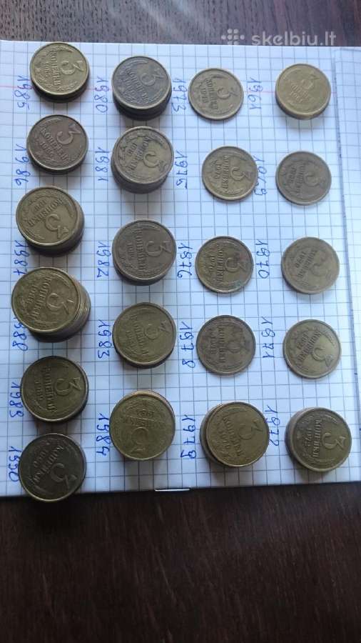 CcCCCP 3 kapeiku monetos