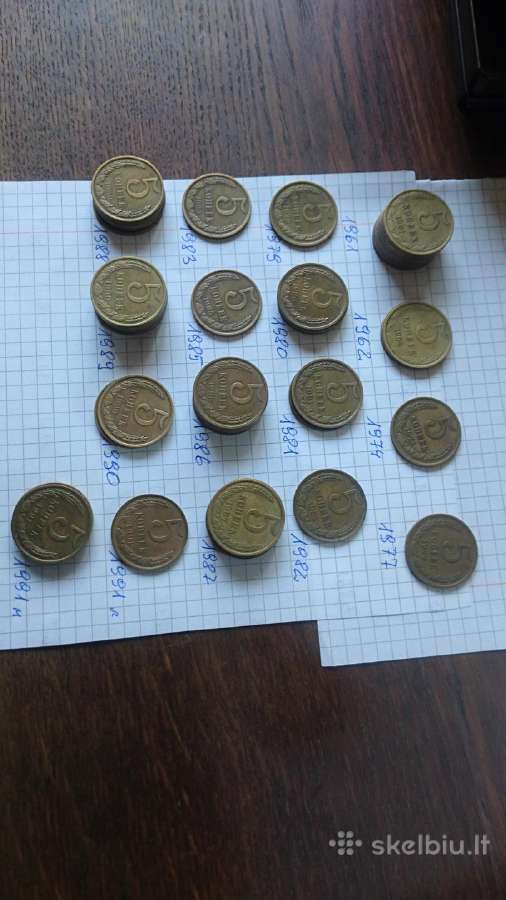 CcCCCP 5 kapeiku monetos