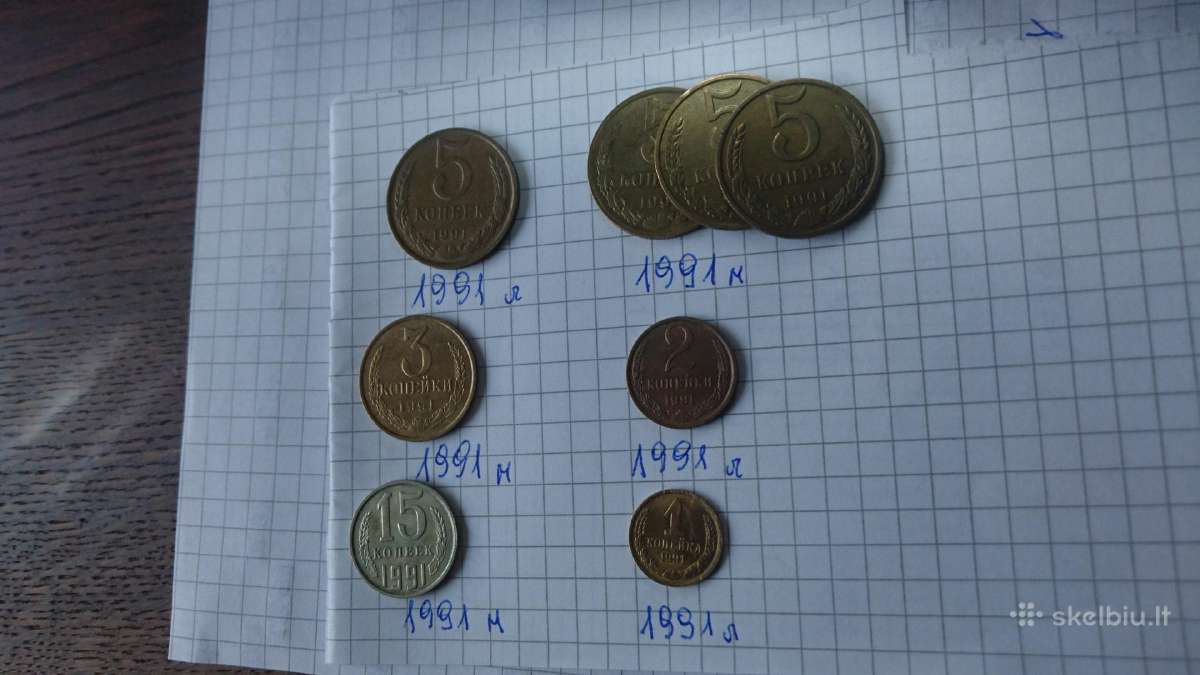 CcCCCP 1991m.monetos