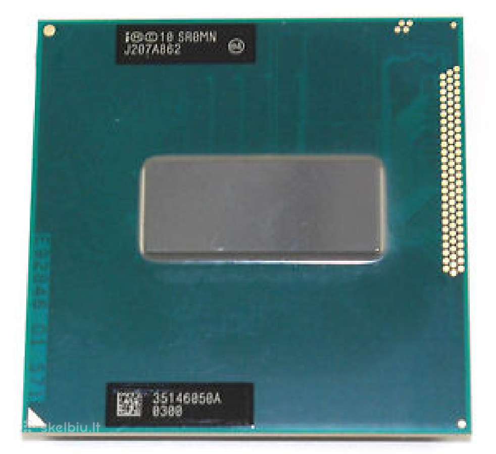 Nešiojamų (notebook) cpu intel core i7, i5, i3