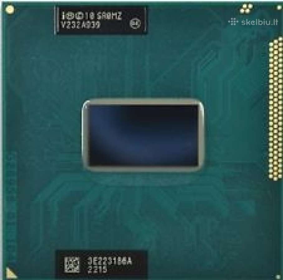 Nešiojamų (notebook) cpu intel core i7, i5, i3 - nuotraukos Nr. 3