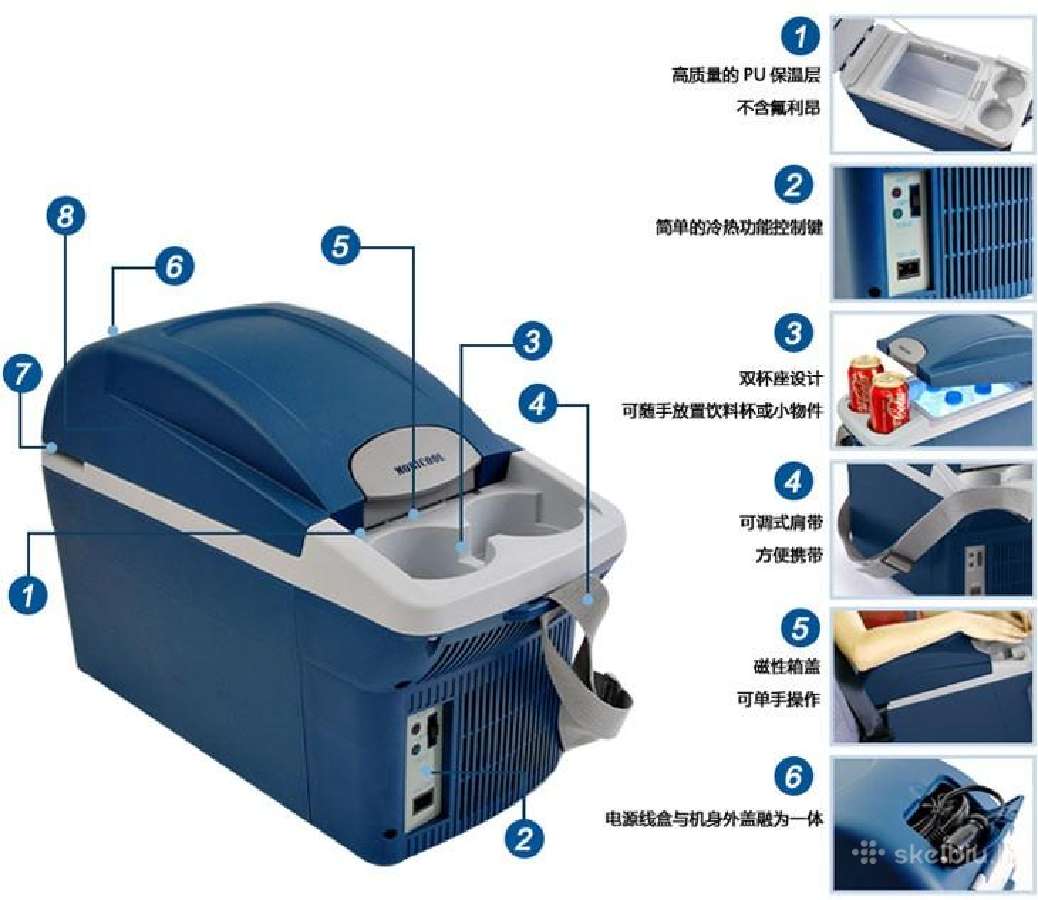Mobicool Mb40 12v 230v Kompresorinis auto saldytuv - nuotraukos Nr. 3