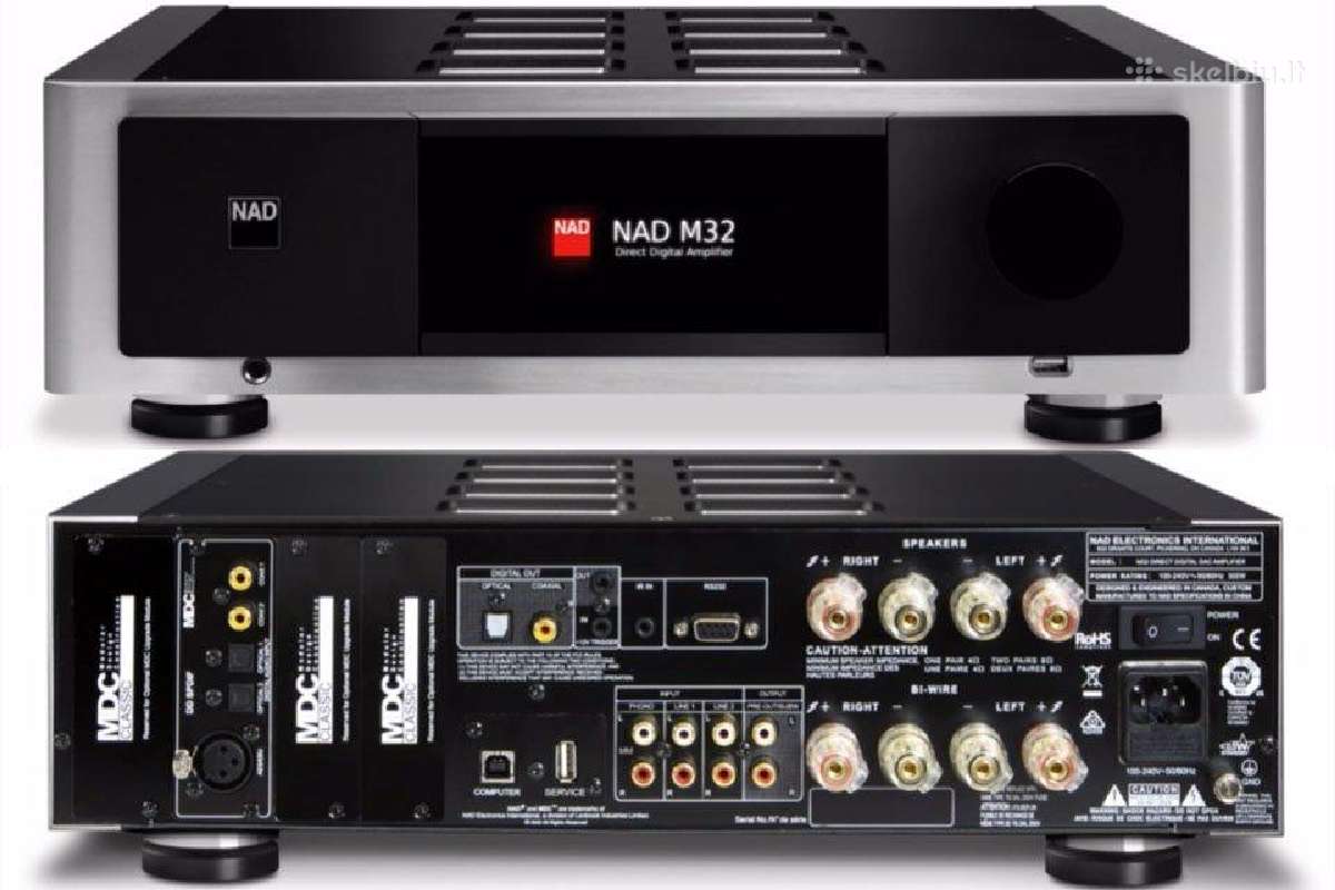 Nad C3050 2x100w Vu meters stiprintuvas - nuotraukos Nr. 7