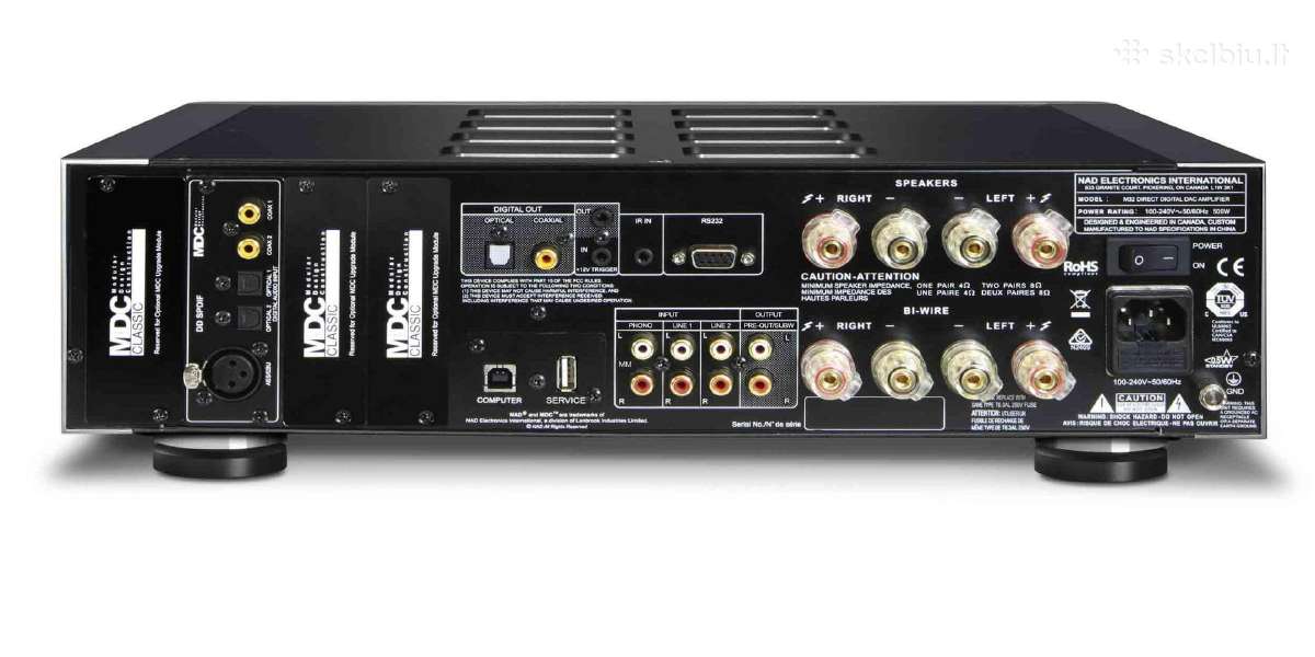 Nad C3050 2x100w Vu meters stiprintuvas - nuotraukos Nr. 9
