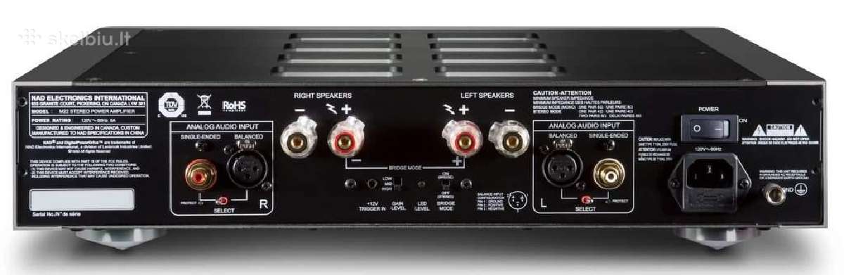 Nad C3050 2x100w Vu meters stiprintuvas - nuotraukos Nr. 17