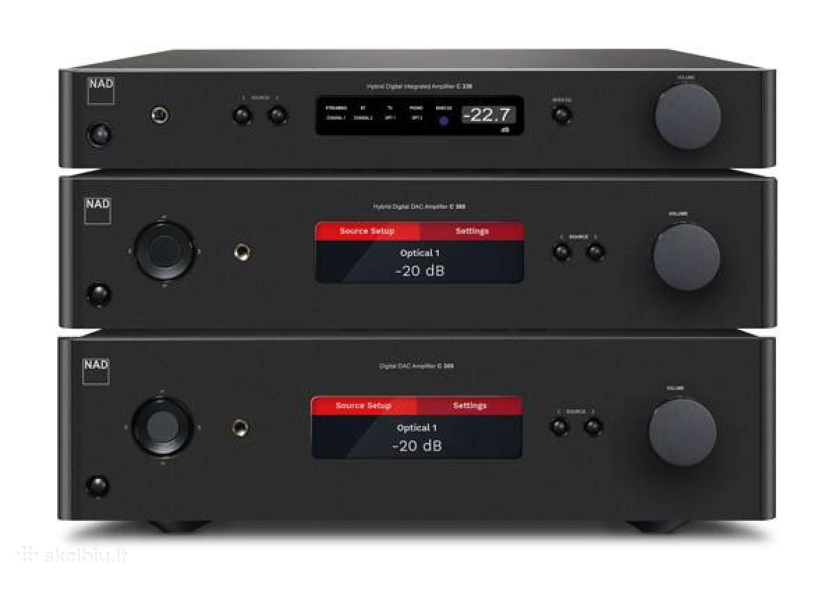 Nad C368 2x80w stereo stiprintuvas su Dac - nuotraukos Nr. 3