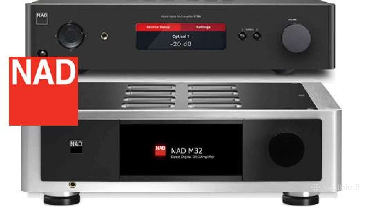 Nad C368 2x80w stereo stiprintuvas su Dac - nuotraukos Nr. 13