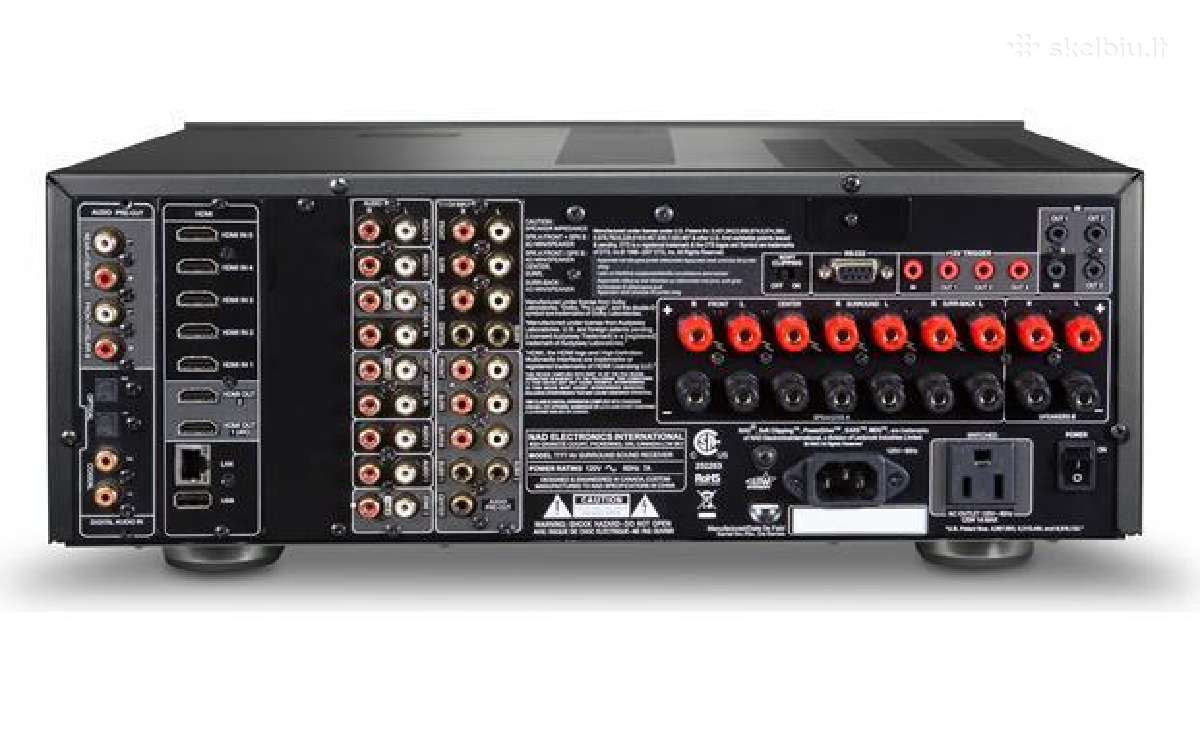 Nad C368 2x80w stereo stiprintuvas su Dac - nuotraukos Nr. 15