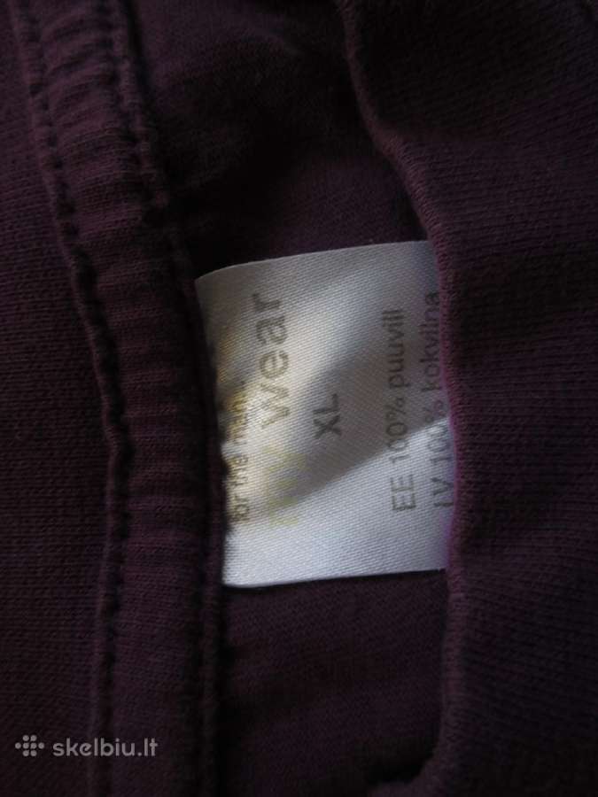 Maikė XL , bordo ir kitokios L dydž, medvilnė 100% - nuotraukos Nr. 6