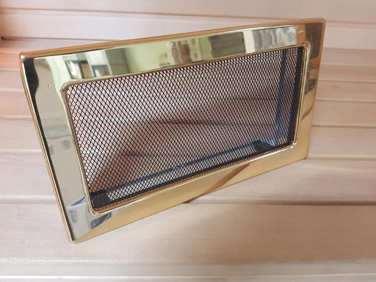 Metalinės grotelės židiniams, ventiliacijai - nuotraukos Nr. 7