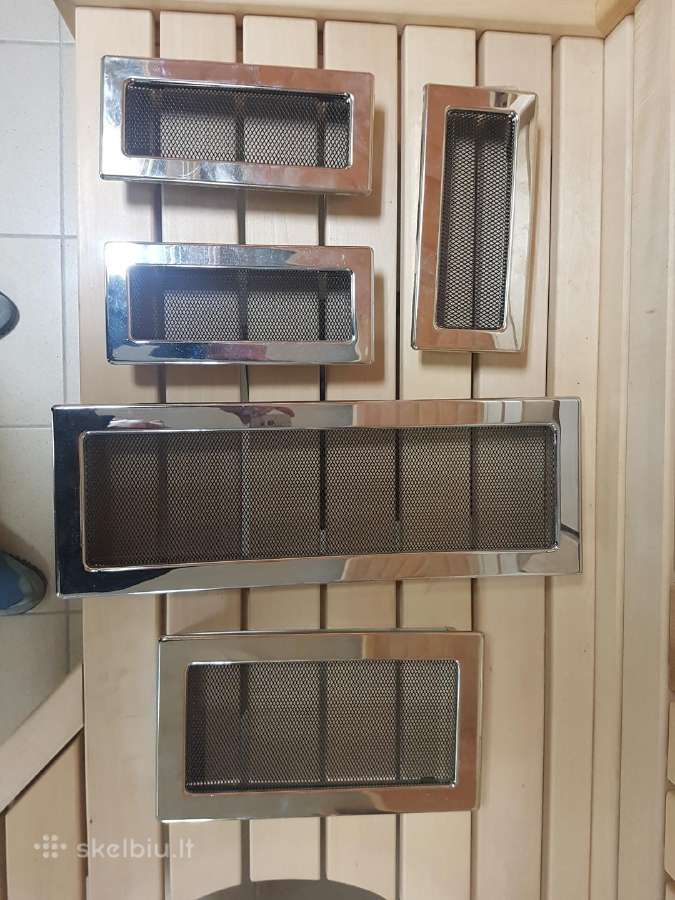 Metalinės grotelės židiniams, ventiliacijai - nuotraukos Nr. 10
