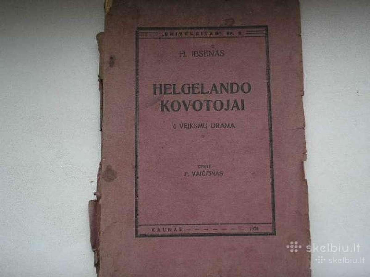 Sena knyga helgelando kovotojai
