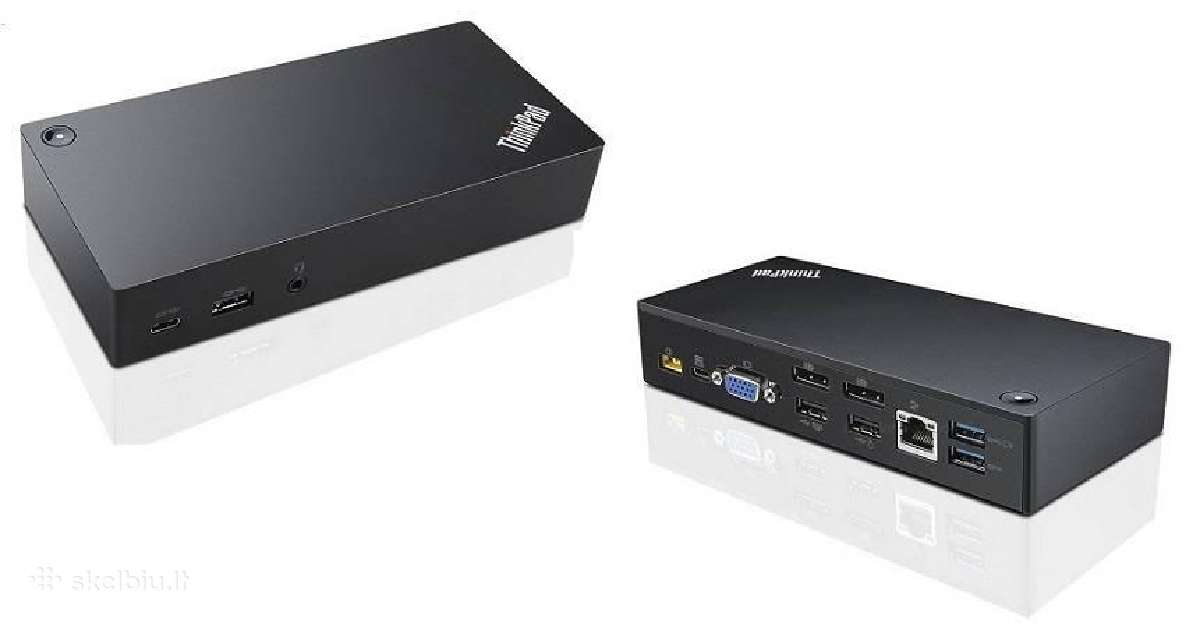 Lenovo thinkpad Dock station namų ofisui - nuotraukos Nr. 2