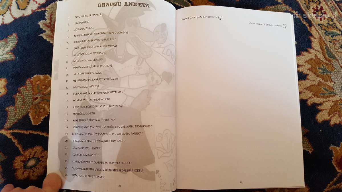 Atminimų Knygelė, tinkama išleistuvių dovanom - nuotraukos Nr. 3