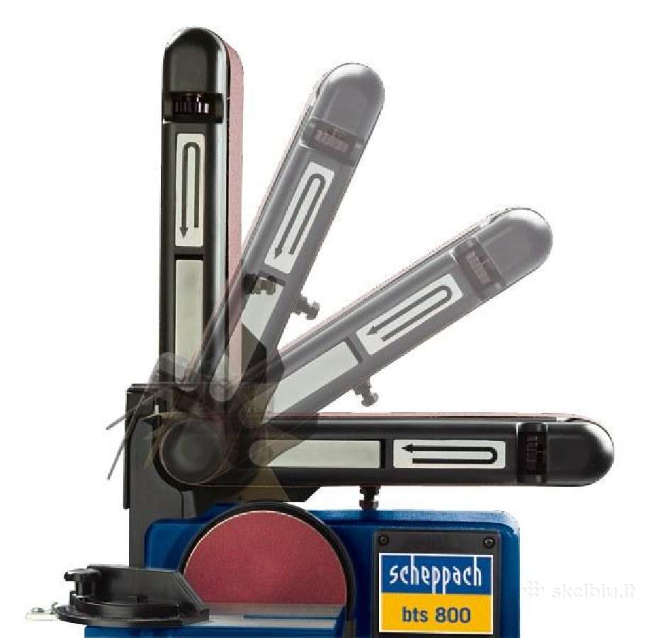Scheppach Bts800, Juostinis diskinis šlifuoklis