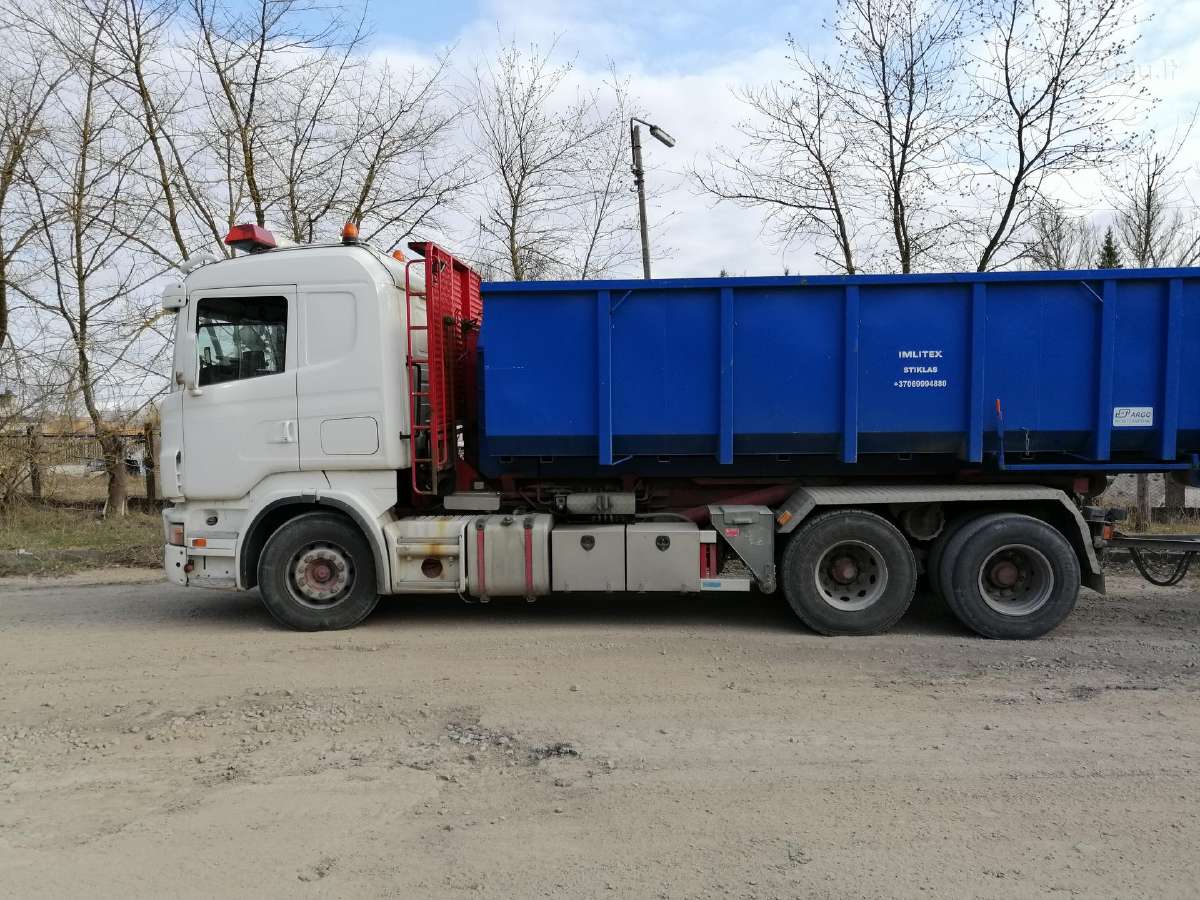 Kroviniu pervežimas, hook lift konteineriu nuoma - nuotraukos Nr. 5