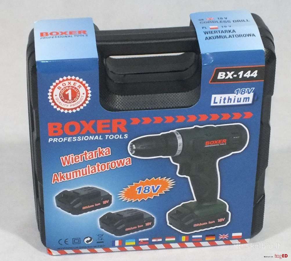 Pigiausiai 18v Akumuliatorinis Suktukas Boxer! - nuotraukos Nr. 7