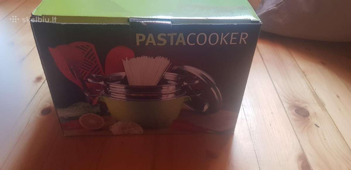 Stilingas makaronų virimo puodas