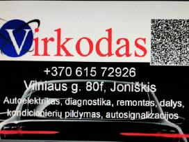 Autoelektrikas, diagnostika, servisas Joniškis
