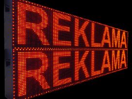 LED reklama LED švieslentės LED Display bėgančias
