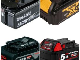 Akumuliatoriai:krovikliai:milwaukee:makita:dewalt