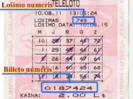 Brangiai perku Teleloto laimingus bilietus!