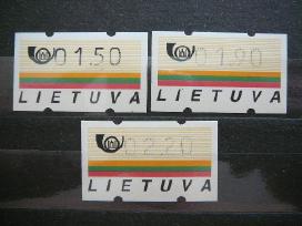 Lietuva 1996 Pasto automatu zenklai (atm) sv96