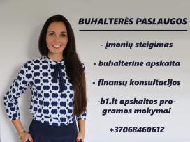 Buhalterė, įmonės steigimas buhalterinės paslaugos