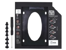 HDD Caddy 9.5 ir 12.7 Sata 3.0 CD-rom adapteris