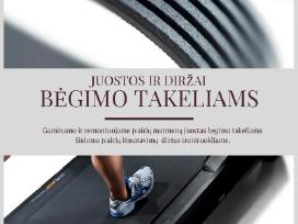 Juostos ir diržai bėgimo takeliams