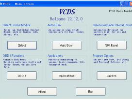 Auto diagnostikos kabeliai, vag com 12.12, hex v2