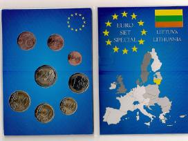 Dėkliukas su Lietuvos Euro monetom unc