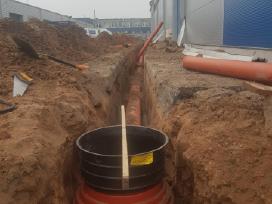 Lauko vandentiekio, buitinių nuotekų įrengimas