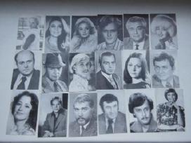 Sovietmečio atviruku rinkinys, kino aktoriais