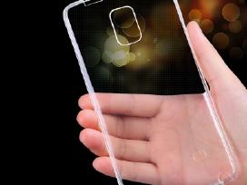 Skaidrūs 0,3mm silikoniniai dėklai telefonams