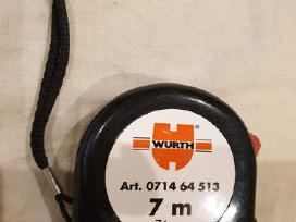 Parduodu 7m naujas, Wurth rulėtes.