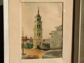 Paveikslas "Vilnius" A.zujev+ Lozoraitis drobe