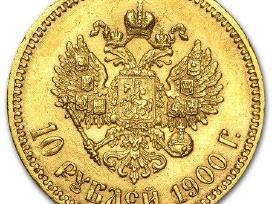 Brangiai perku auksines, sidabrines monetas !